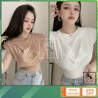 Áo Kiểu Nữ Cánh Dơi Bo Eo Croptop