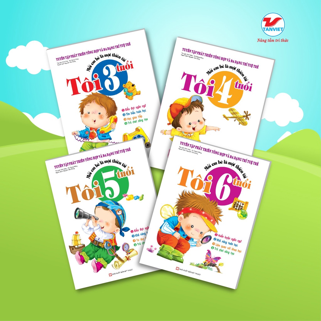 Sách - Mỗi Em Bé Là Một Thiên Tài - Tôi 6 Tuổi (Tái Bản 2021)