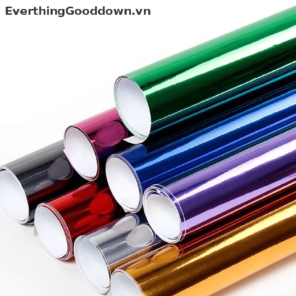 Đề Can Vinyl Mạ Chrome Dán Trang Trí Gương Chiếu Hậu Xe Hơi