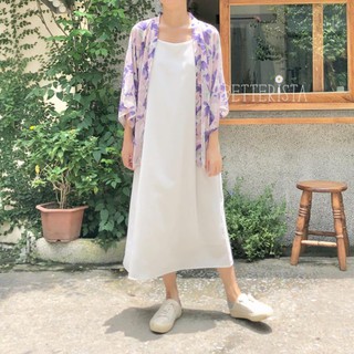 Kimono Hồng Hoa Tím [KN403]