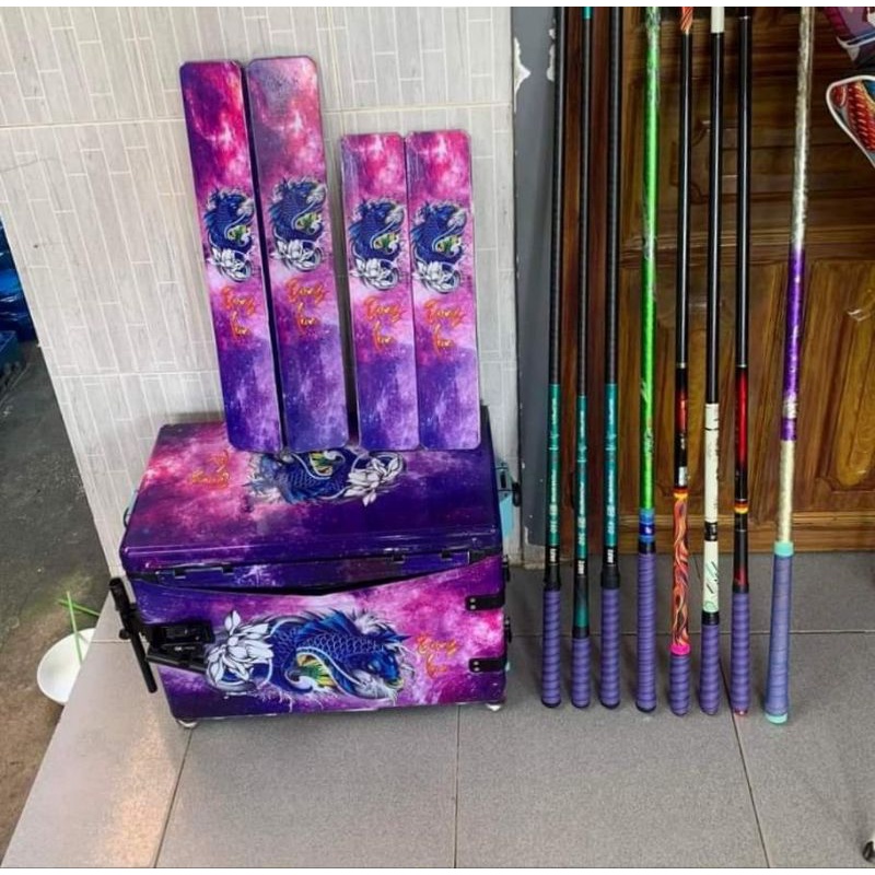 Decal Dán Thùng Câu Cá