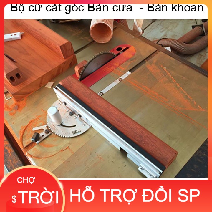 [Hàng Hot] Bộ cữ cắt góc bàn cưa - chốt bạc  bản rút gọn ( CAO CẤP)