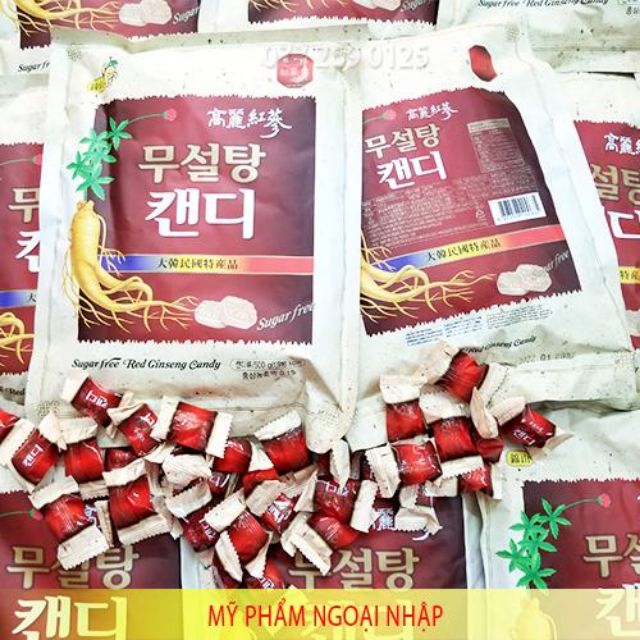 Kẹo sâm ít đường Hàn Quốc 500g