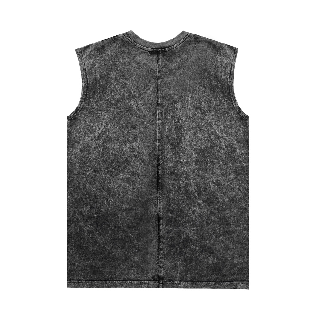 Áo tanktop loang unisex Still Pain City Cycle - Áo ba lỗ wash oversize nam nữ form rộng Local Brand