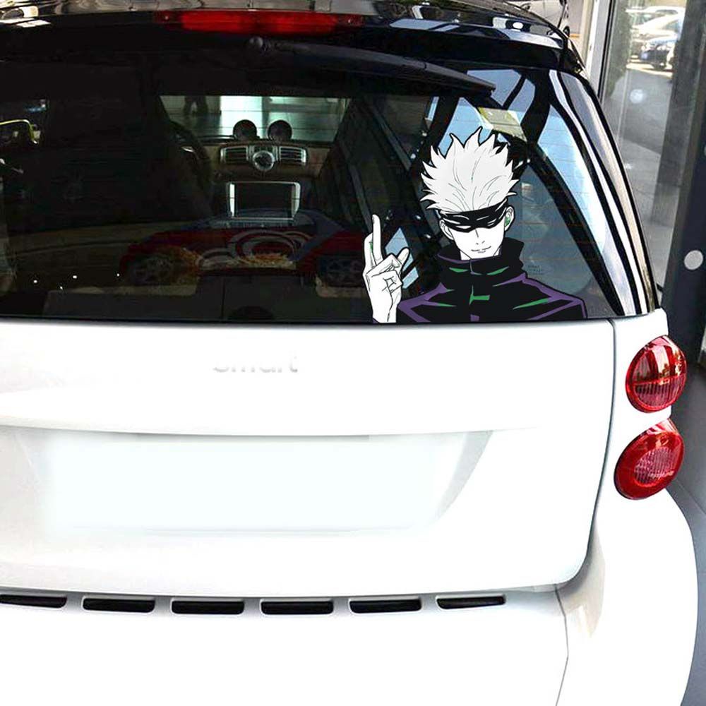 Miếng Dán Vinyl Trang Trí Tường/Kính Xe Hơi Chống Nước Chống Trầy Hình Nhân Vật Anime Jujutsu Kaisen