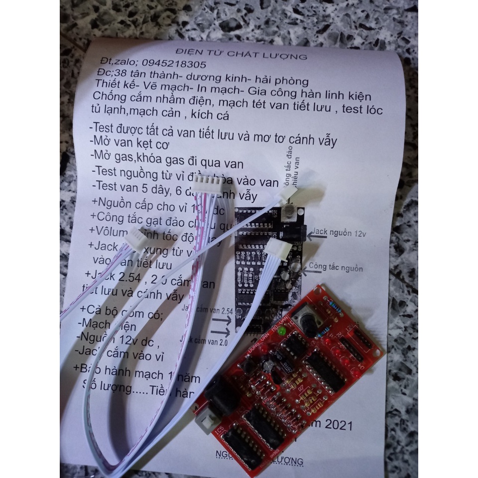 Test van tiết lưu ko nguồn