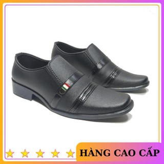 Giày tây nam da đẹp nhám mũi vuông