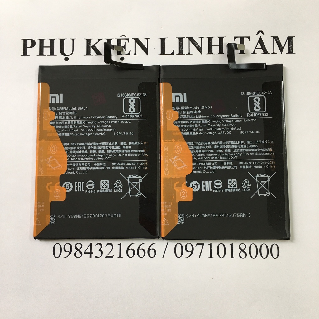 Pin Xiaomi Mi Max 3 BM51