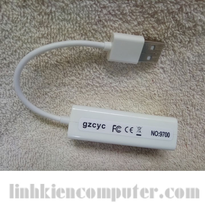 Dây cáp chuyển đổi USB sang cổng mạng Lan - USB To Lan (Trắng) | BigBuy360 - bigbuy360.vn