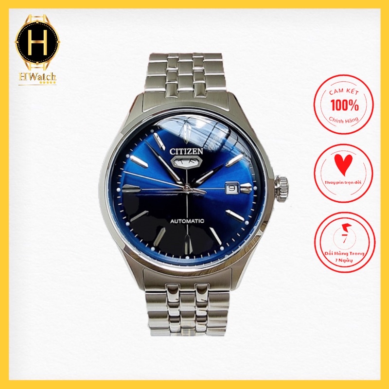 Đồng Hồ Nam Citizen C7 NH8390-71L Máy Automatic Dây Sắt