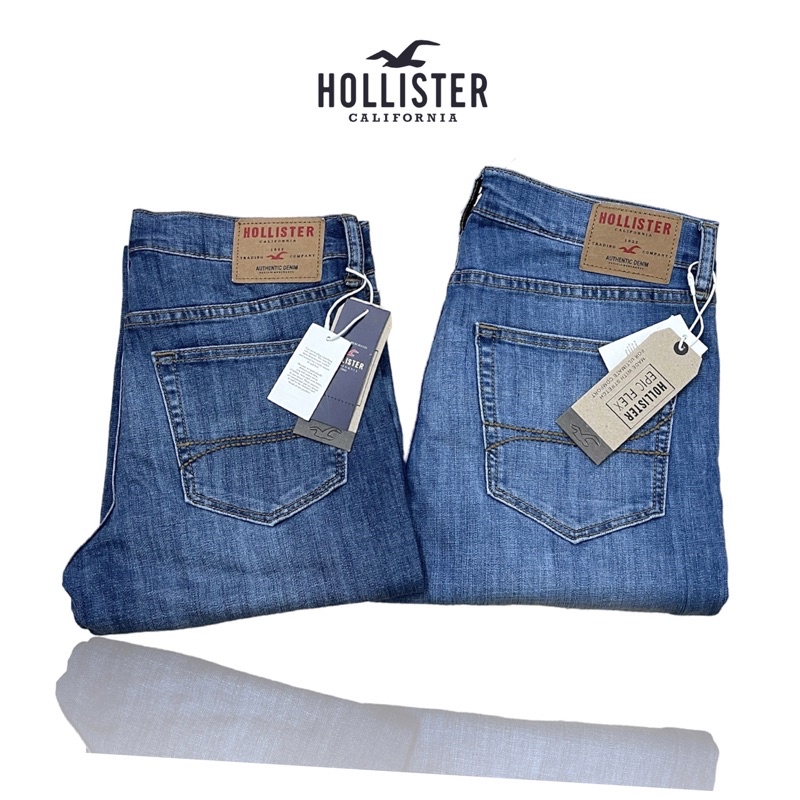 Quần jean nam hollister ống đứng nhập khẩu chính hãng - chất liệu cao cấp, phôm đẹp không ra màu