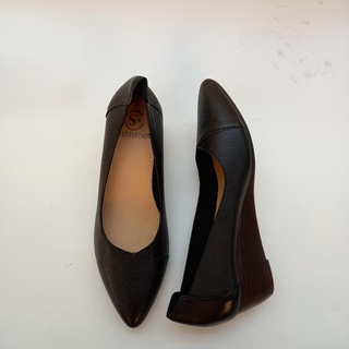 [Có sẵn] [Ảnh thật] [Giá hủy diệt] Giày đế xuồng 3cm da thật