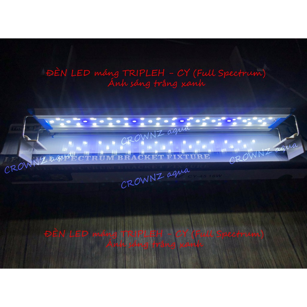 ĐÈN LED máng - ĐÈN LED thủy sinh TRIPLEH - CY (Full Spectrum) cho bể thủy sinh 30cm/40cm/60cm/90cm/120cm