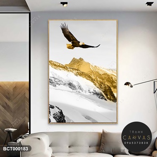 Tranh canvas khổ dọc size 50x100cm
