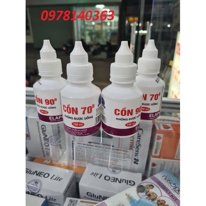 CỒN 70 VÀ 90 ĐỘ SÁT KHUẨN 500ML