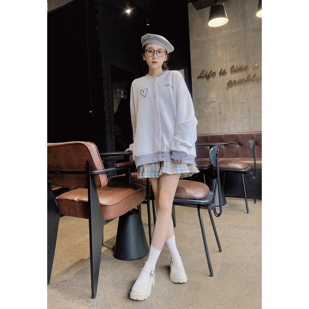 Chân Váy Caro Xếp Ly Dáng Xòe Ulzzang 1HIT_UNISEX (Ảnh Thật)