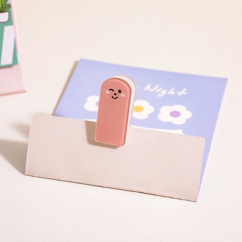 Bộ Kẹp Giấy Bằng Acrylic Họa Tiết Đám Mây Dễ Thương Dành Cho Học Sinh