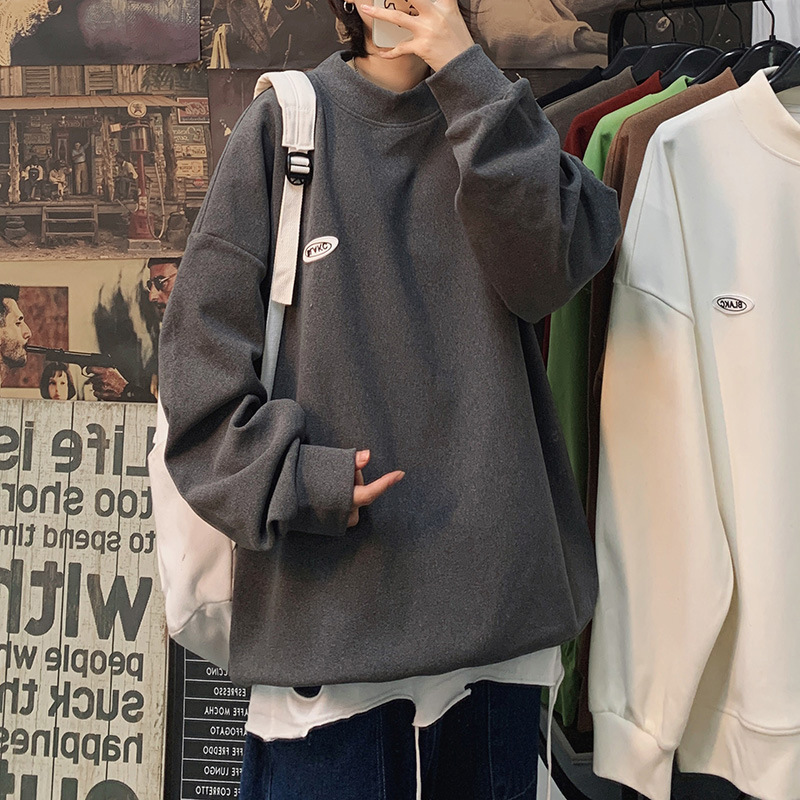 Áo sweater nỉ cotton dài tay thời trang | BigBuy360 - bigbuy360.vn