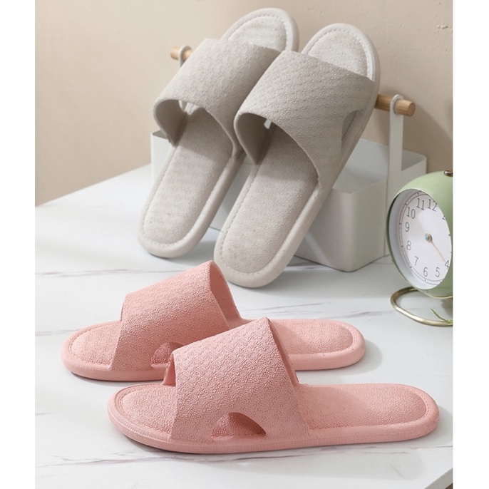 Dép lê đi trong nhà, nhà tắm, văn phòng cho nam - nữ bằng nhựa dẻo siêu bền, êm chân, chống trơn