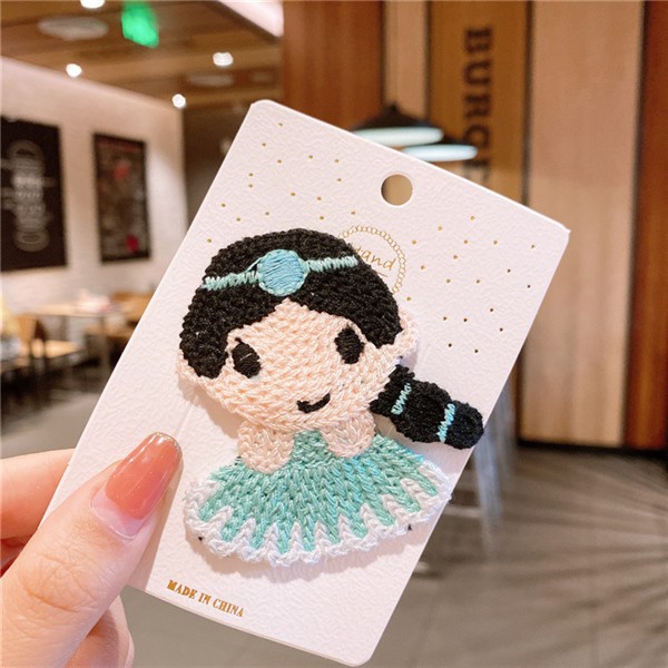 Kẹp Tóc Hàn Quốc Kẹp Tóc Len Hình Công Chúa Cho Bé UMI K05