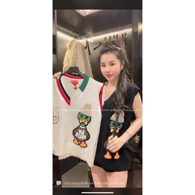 ÁO LEN GILE HÌNH VỊT CHO NỮ