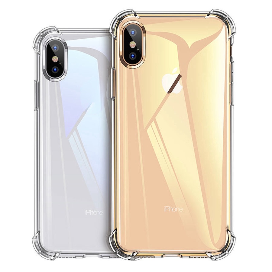 Compatible For iPhone 13 12 11 Pro Max XS Max XR X 6 6S 7 8 Plus SE 2020 12 Mini Ốp điện thoại trong suốt mềm chống sốc cho