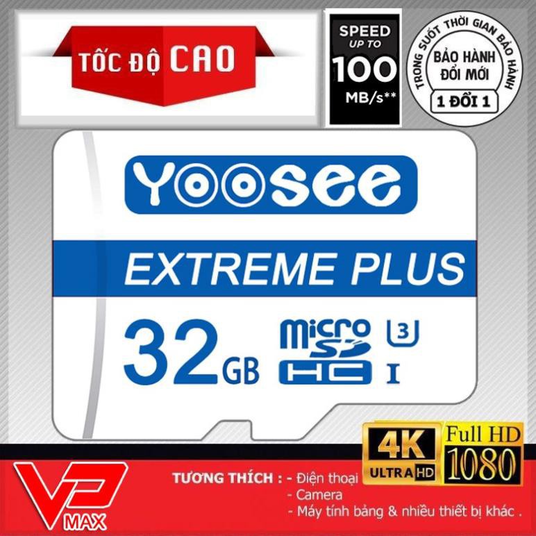 Thẻ nhớ Yoosee 64GB 32GB 16GB  tốc độ 100Mb/s