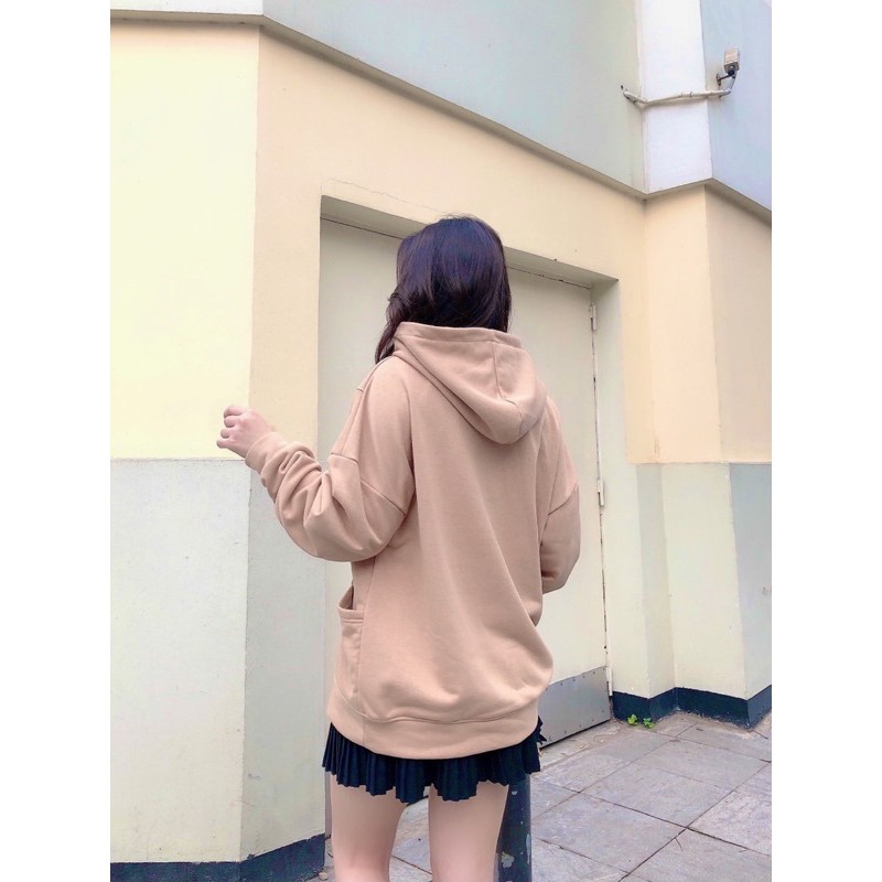 Áo hoodie nỉ da cá YOUR DAY màu nâu cafe | BigBuy360 - bigbuy360.vn