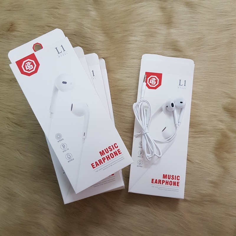 [Siêu Rẻ]Tai nghe nhạc Music Earphone Model L1 chất lượng - Tương thích nhiều máy