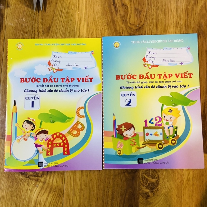 Vở Mầm non - Q1 & q2: bước đầu tập viết