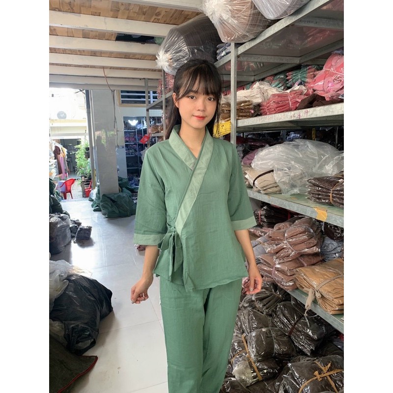 Áo Lam Đi Chùa # XÉO NƠ KHÔNG THÊU VẢI CAO CẤP GIÁ RẺ VÔ ĐỊCH