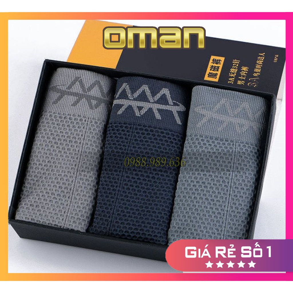 Quần sịp xì đùi nam cao cấp quần lót nam đùi co giãn 4 chiều 5D 45-75kg SA01 - OMAN
