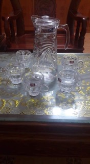 Bộ bình 6 cốc thủy tinh