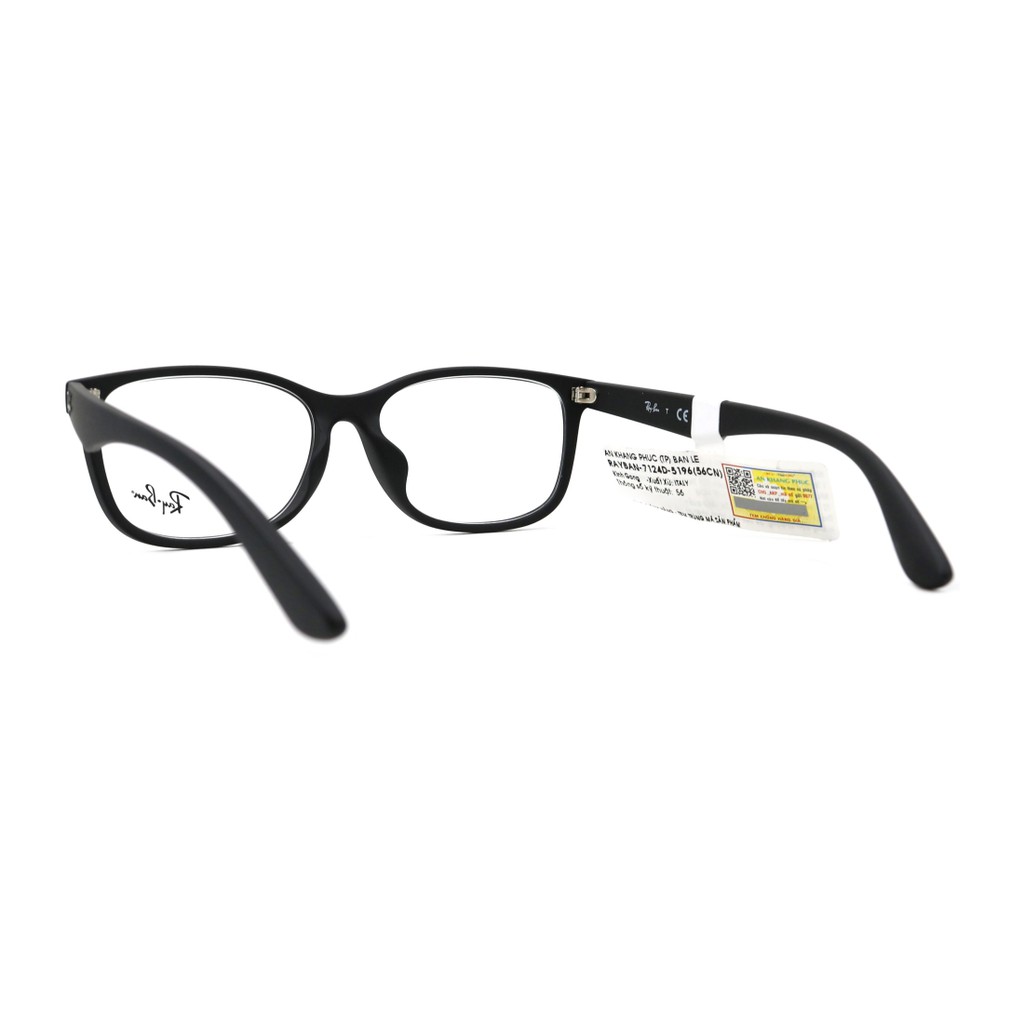 RB7124D 5196-Gọng kính nam nữ Rayban chính hãng (56-16-150), thiết kế dễ đeo bảo vệ mắt