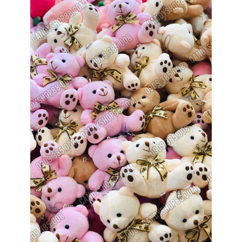 Móc khóa gấu bông Teddy dễ thương - Candyshop88