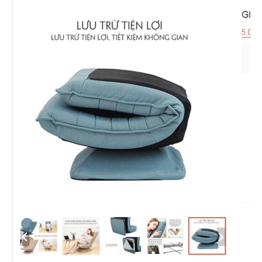 Ghế Mặt Trăng, Ghế Lười Đọc Sách Thư Giãn Đệm Sofa Mềm Mịn Xoay 360 Độ