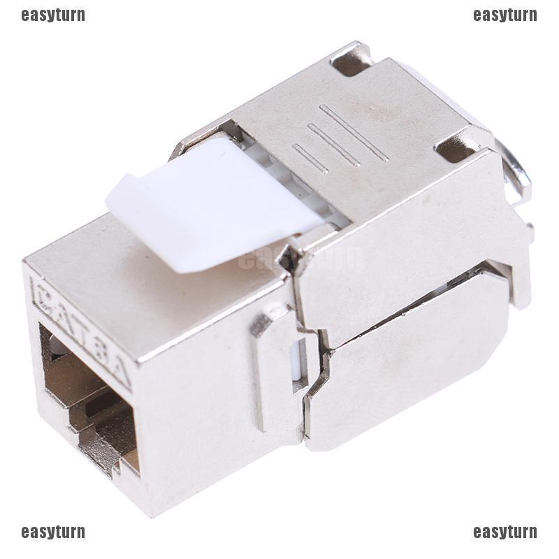 [ĐẦY ĐỦ]Keystone Cat6A Shielded FTP Metal Module Network Keystone Jack Connector Adapter