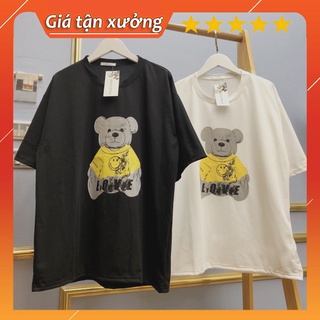 Áo gấu mặt cười LOVE HSU1