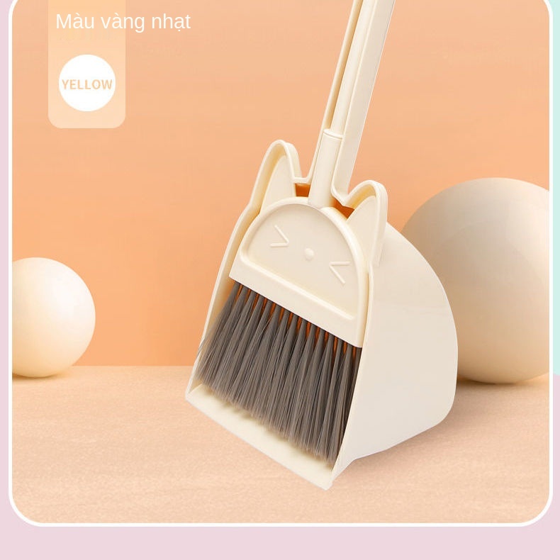 RGửi miếng dán trẻ em chổi lau bộ đồ chơi quét rác mini kết hợp cây nhà