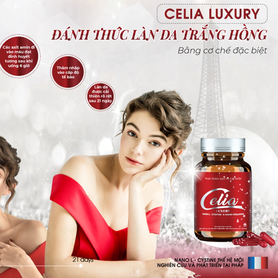 COMBO 3 Hộp Viên Uống Trắng Da Celia Luxury Nhận Quà Tặng Hấp Dẫn