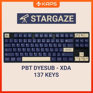 Keycap Stargaze PBT profile XDA in dyesub 137 nút cho bàn phím cơ layout 108/104/98/87/84/75/68/64/61