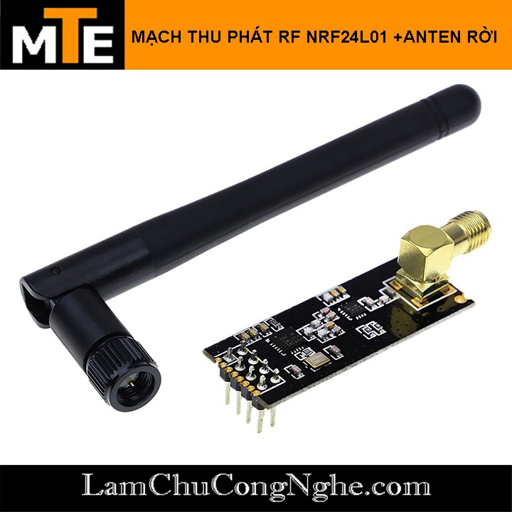 Mạch Thu Phát RF NRF24L01 + PA LNA 2.4Ghz Anten Rời