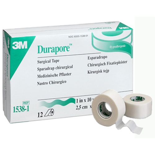 Băng keo giấy lụa y tế 3M dùng trong phẫu thuật thẩm mỹ mũi mi mắt 2.5cm 1.25cm Micropore
