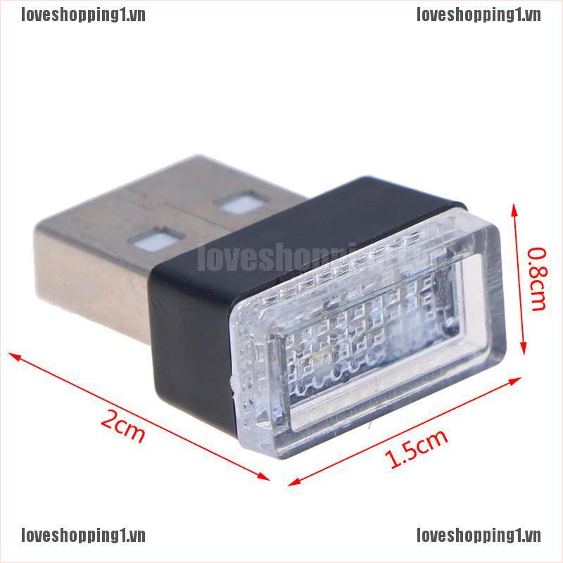 Bóng Đèn Led Mini Cổng Usb Trang Trí Nội Thất Xe Hơi