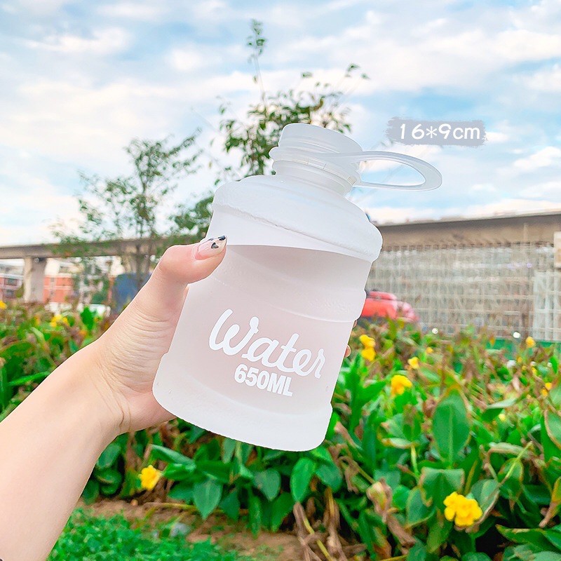 Bình nước xinh xắn phong cách Hàn Quốc 650ml | BigBuy360 - bigbuy360.vn