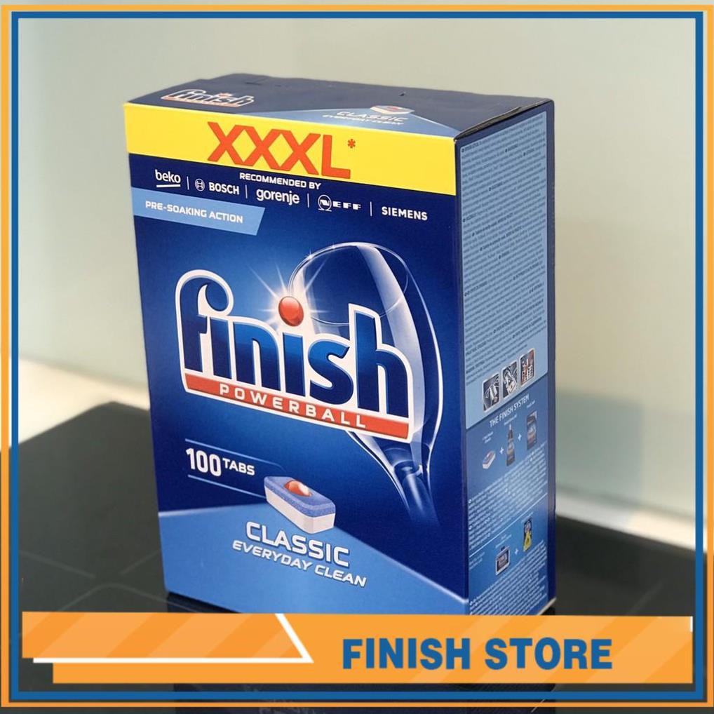 Viên rửa bát Finish Classic 100 viên/ hộp chất lượng