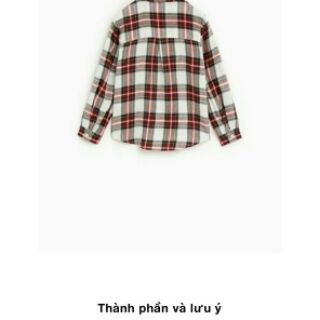áo zara sơmi bé gái