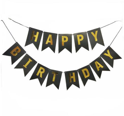 Set 5 bong bóng confetti và banner 3m trang trí tiệc sinh nhật