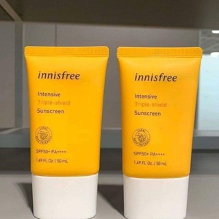 [Hàng Chính Hãng] Kem Chống Nắng INISFREE INTENSIVE LONG LASTING & TRIPLE CARE SUNSCREEN SPF50+ PA++++ 50ML