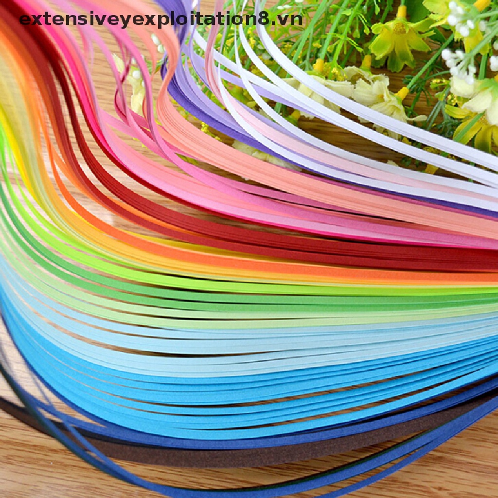 Set 260 dây giấy làm đồ thủ công trang trí đa ứng dụng